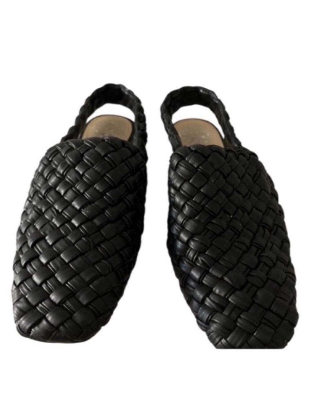 Vince Camuto LASINT Black Braided Slingback Flat Mule
Shoes Size 6